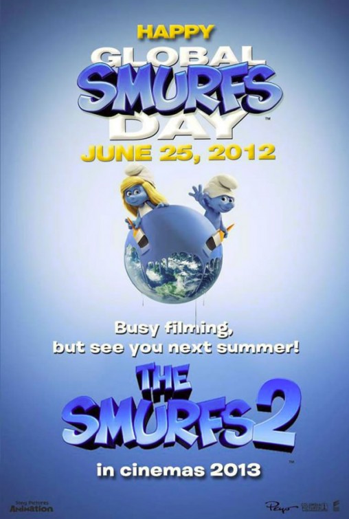 The Smurfs 2 Movie Poster