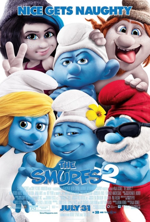 The Smurfs 2 Movie Poster