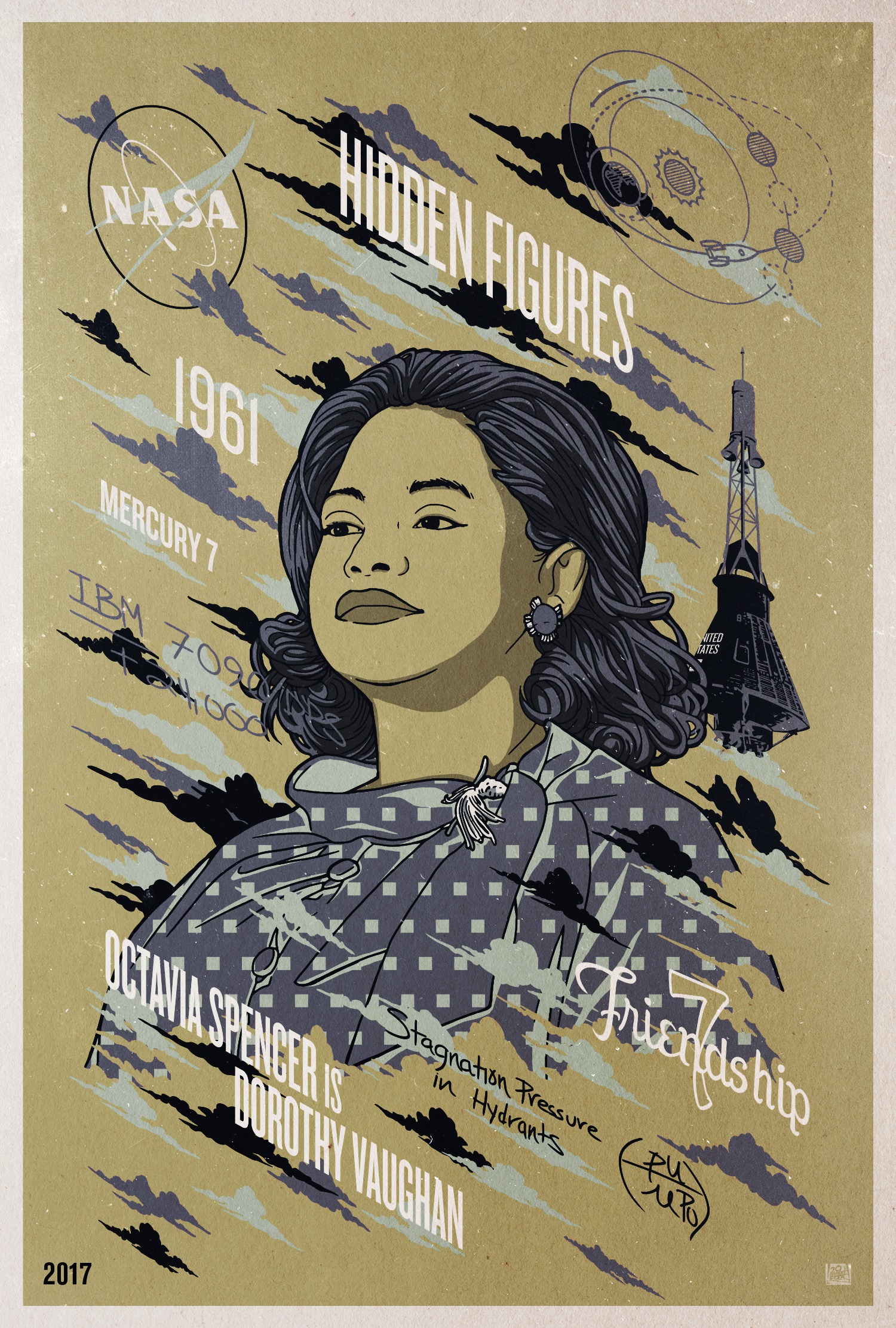 Mega Sized Movie Poster Image for Hidden Figures (#9 of 10)