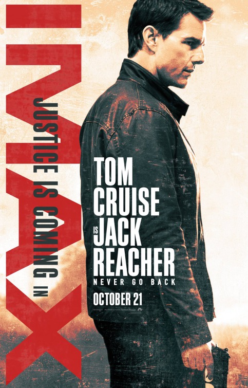 Jack Reacher: Never Go Back Movie Poster