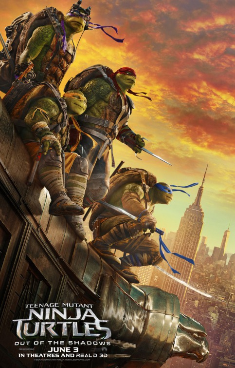 Teenage Mutant Ninja Turtles: Out of the Shadows Movie Poster