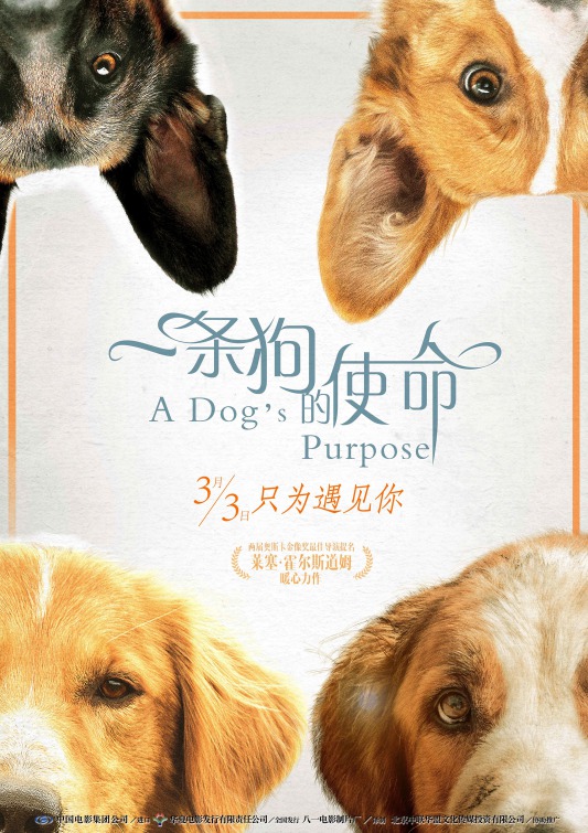 A Dog's Purpose Movie Poster