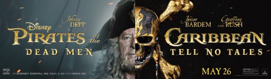 Pirates of the Caribbean: Dead Men Tell No Tales Movie Poster