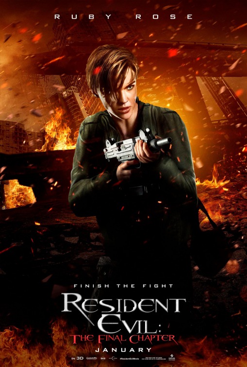 Resident Evil: The Final Chapter Movie Poster