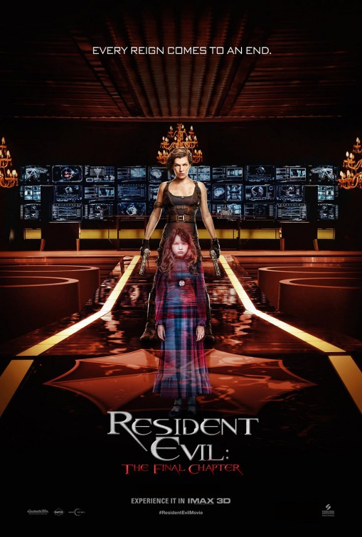 Resident Evil: The Final Chapter Movie Poster