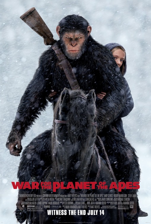 War for the Planet of the Apes Movie Poster