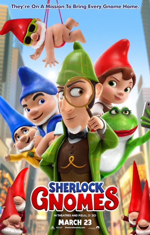 Gnomeo & Juliet: Sherlock Gnomes Movie Poster