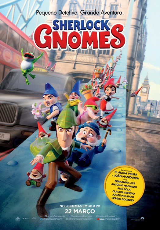 Gnomeo & Juliet: Sherlock Gnomes Movie Poster