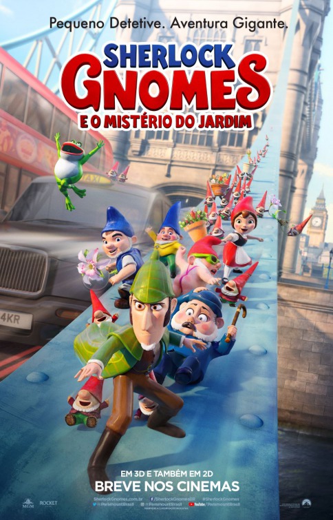 Gnomeo & Juliet: Sherlock Gnomes Movie Poster