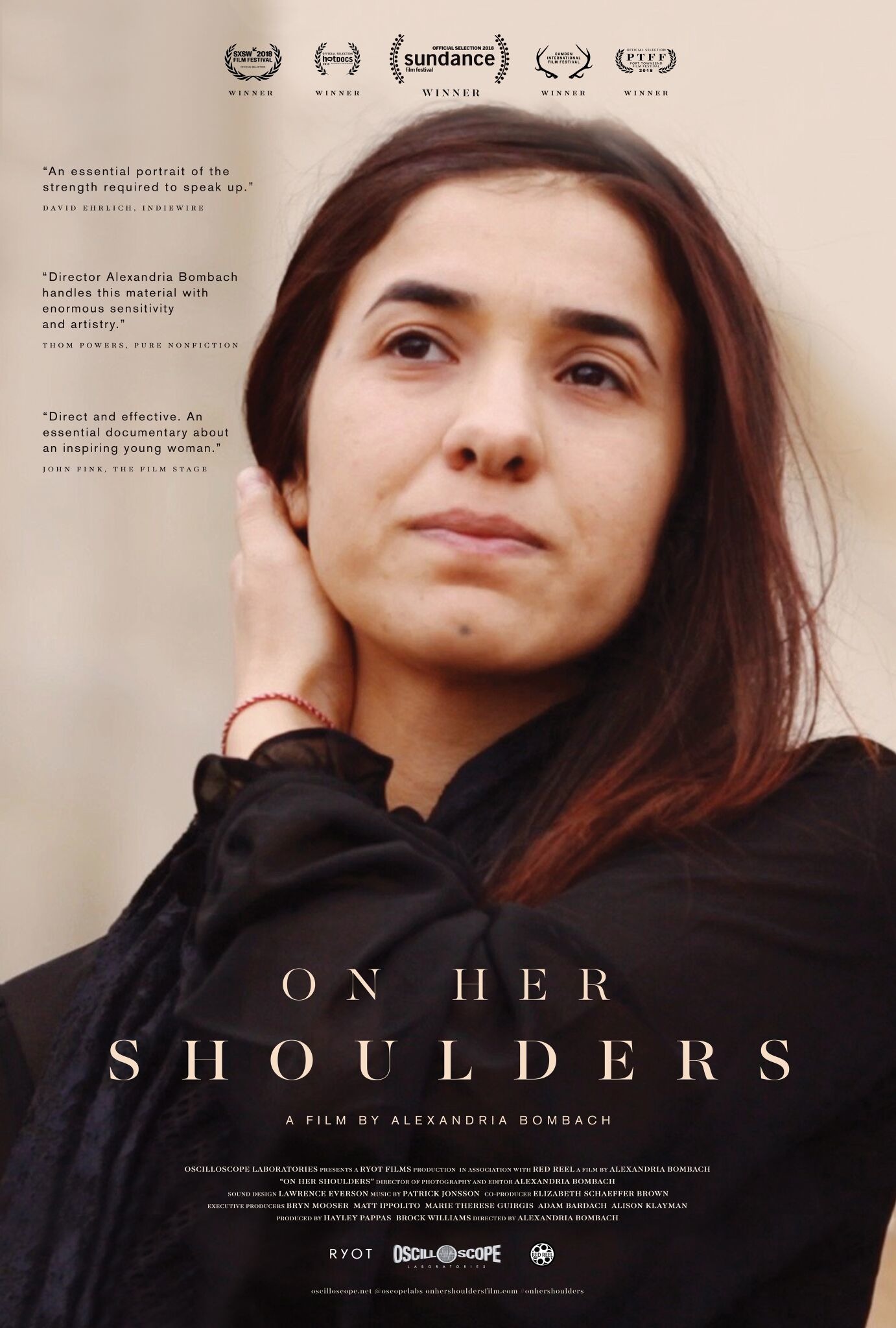 Mega Sized Movie Poster Image for On Her Shoulders 