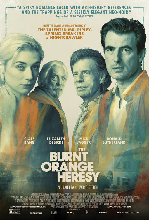 The Burnt Orange Heresy Movie Poster