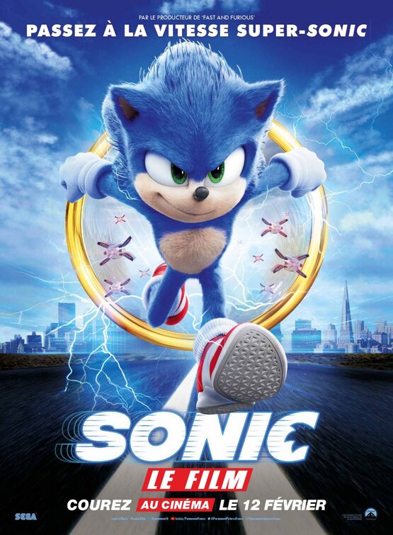 Sonic the Hedgehog Movie Poster