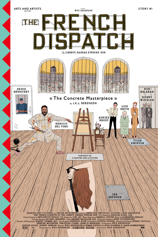 The French Dispatch Movie Poster