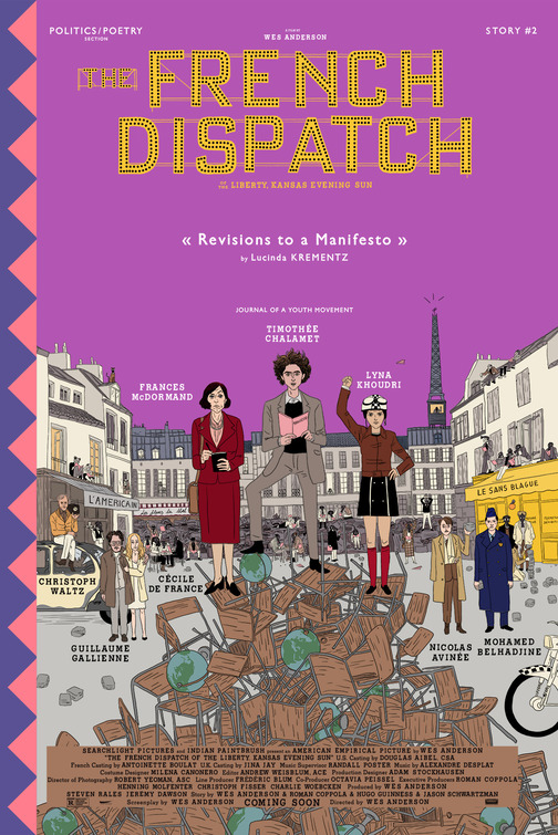 The French Dispatch Movie Poster