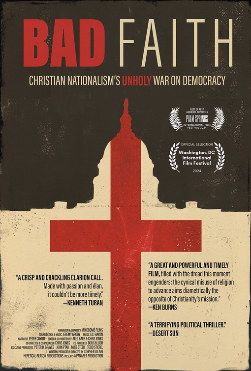 Bad Faith: Christian Nationalism's Unholy War on Democracy Movie Poster