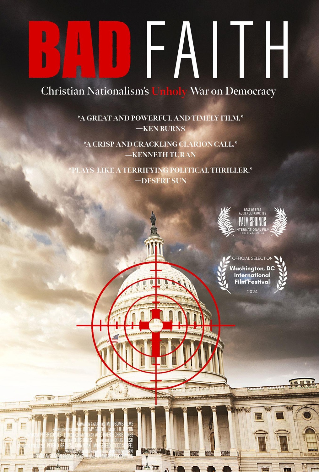 Extra Large Movie Poster Image for Bad Faith: Christian Nationalism's Unholy War on Democracy (#2 of 2)