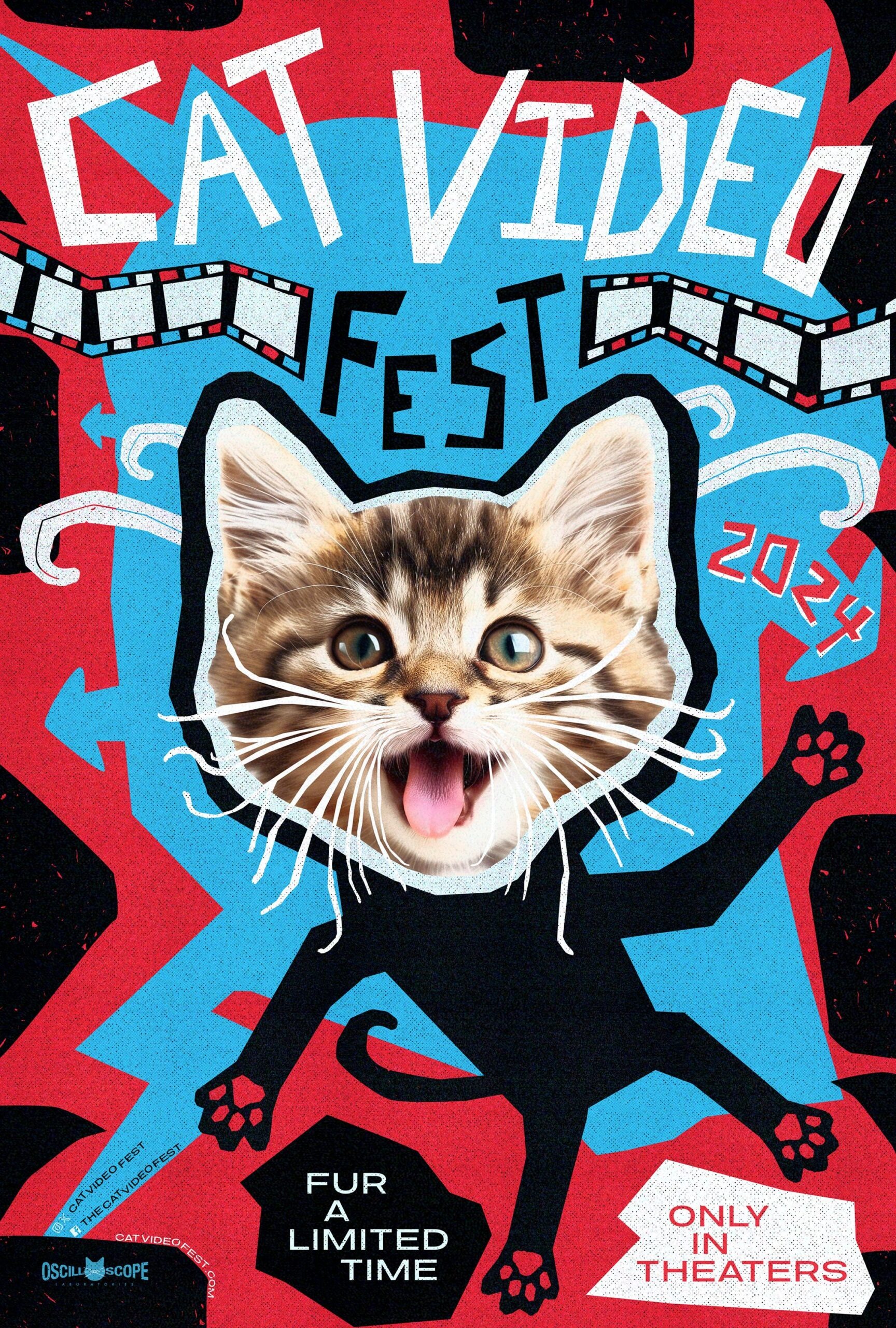 Mega Sized Movie Poster Image for CatVideoFest 2024 