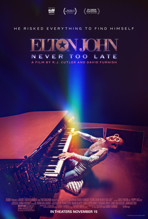 Elton John: Never Too Late Movie Poster