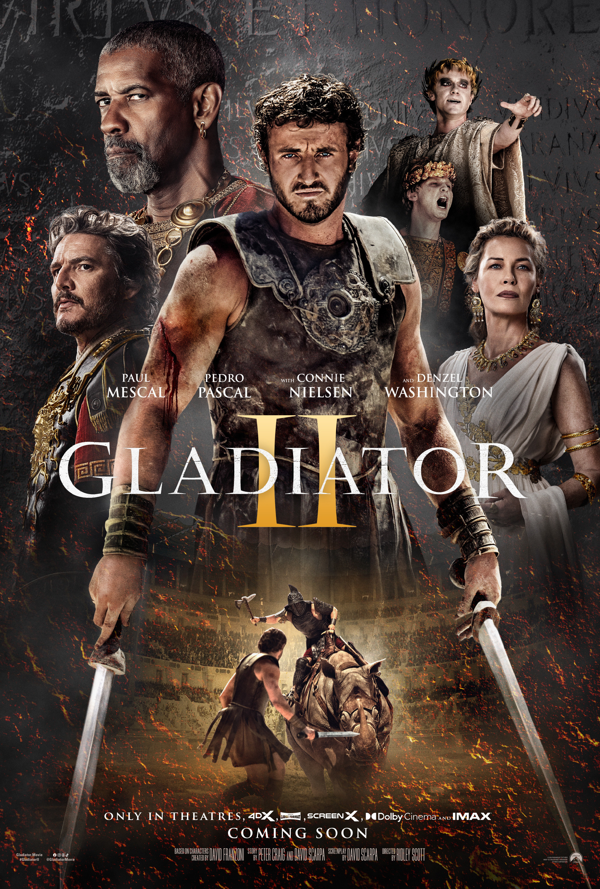 Mega Sized Movie Poster Image for Gladiator II (#11 of 23)