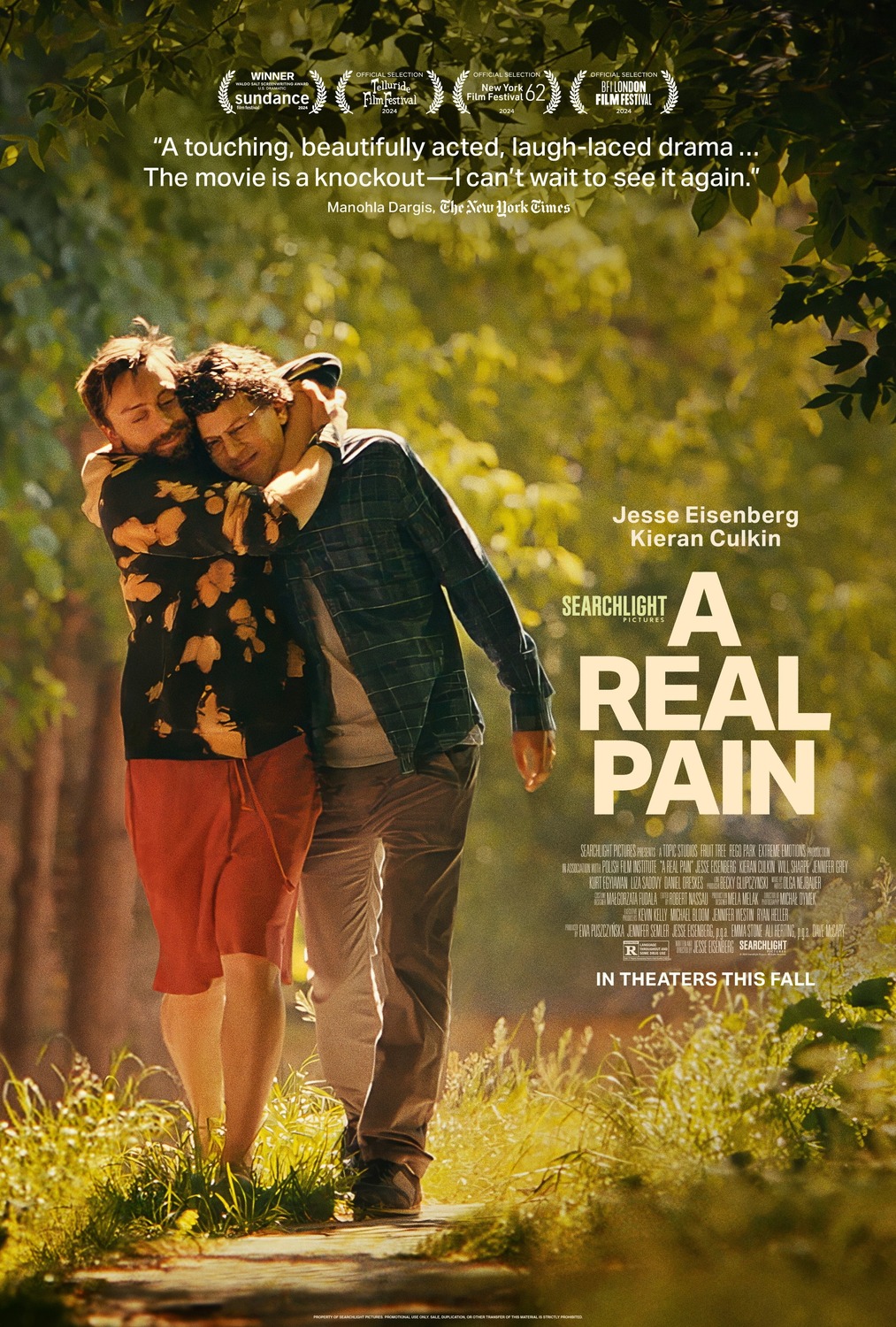 Extra Large Movie Poster Image for A Real Pain (#2 of 3)