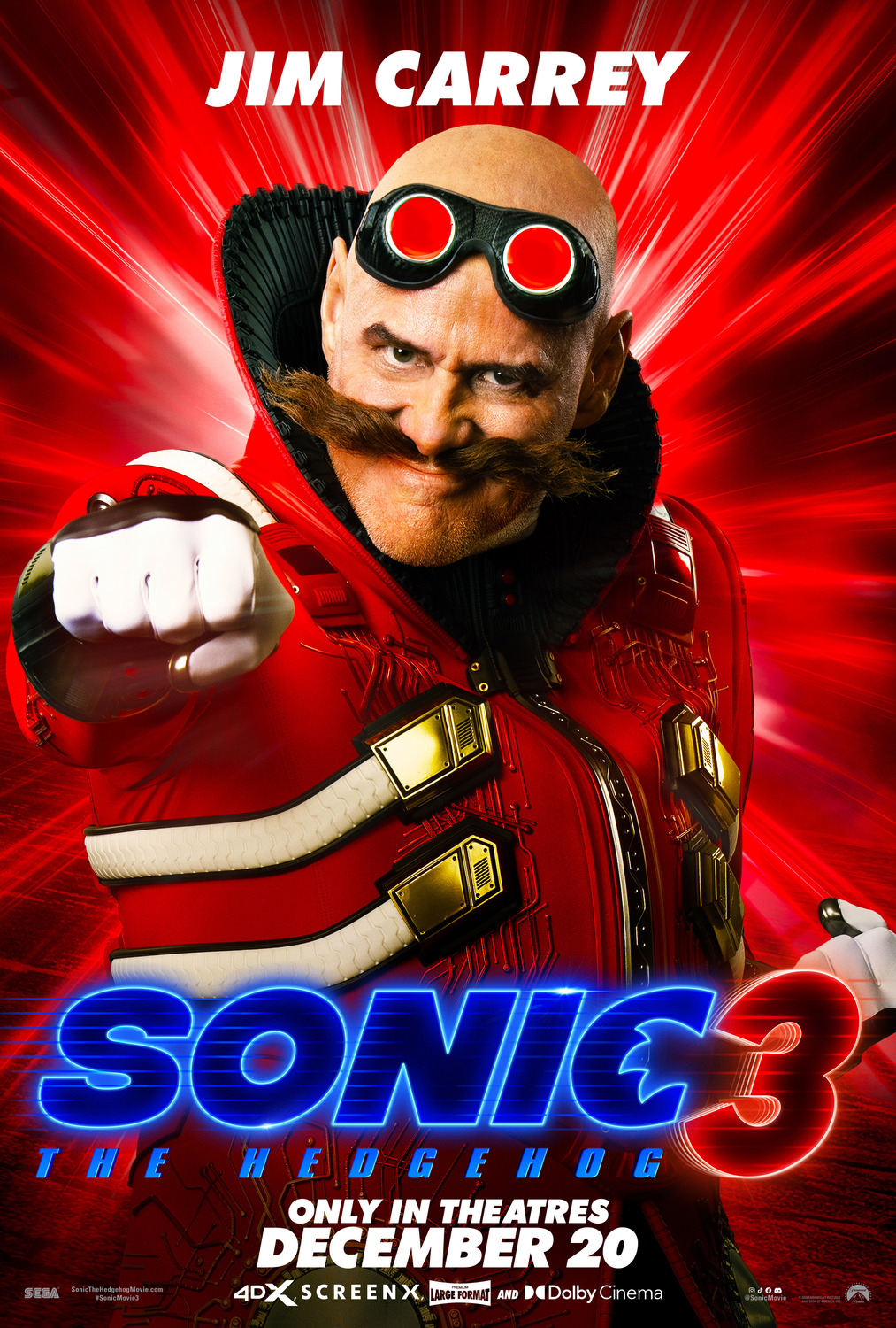 Extra Large Movie Poster Image for Sonic the Hedgehog 3 (#11 of 44)