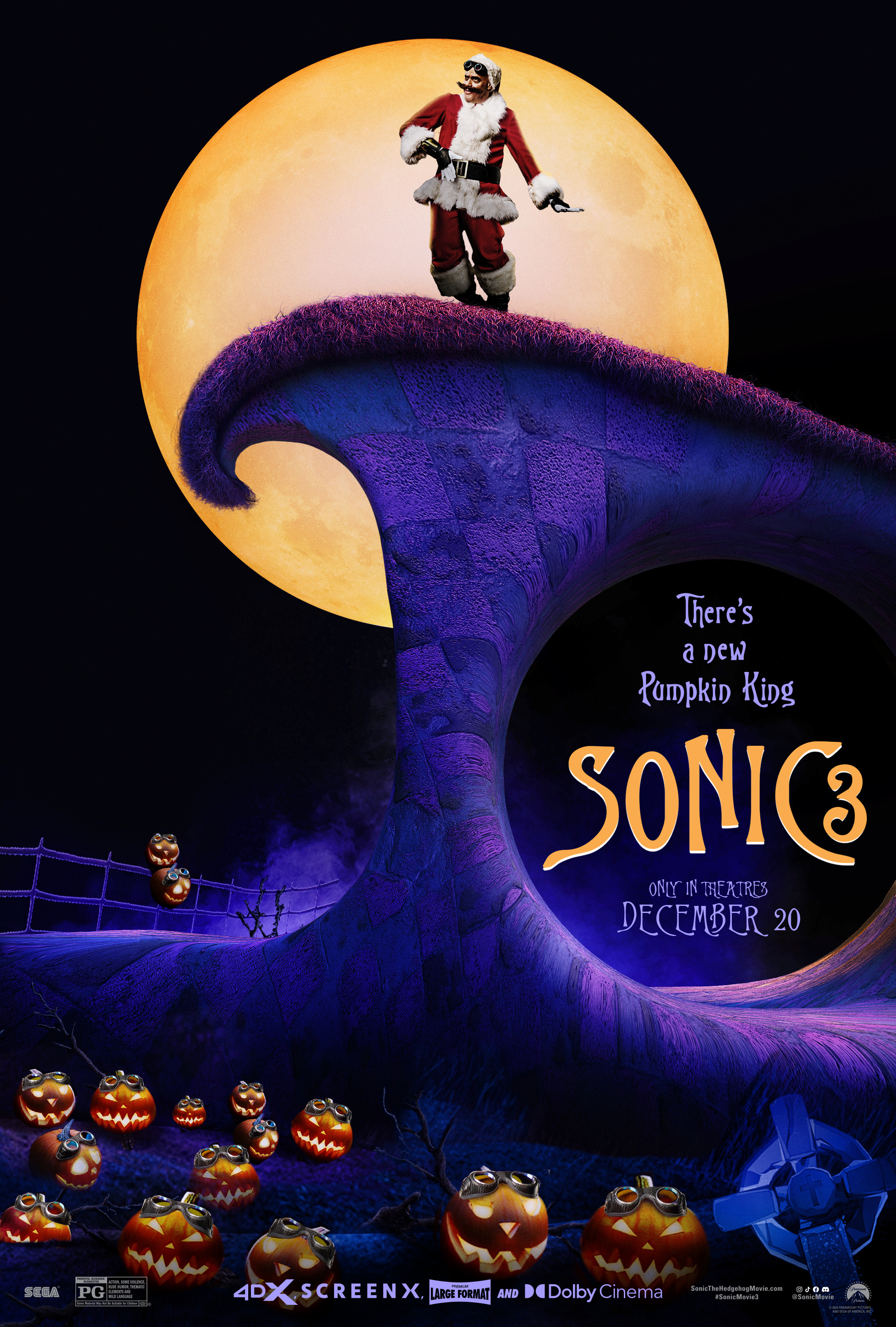 Mega Sized Movie Poster Image for Sonic the Hedgehog 3 (#43 of 43)