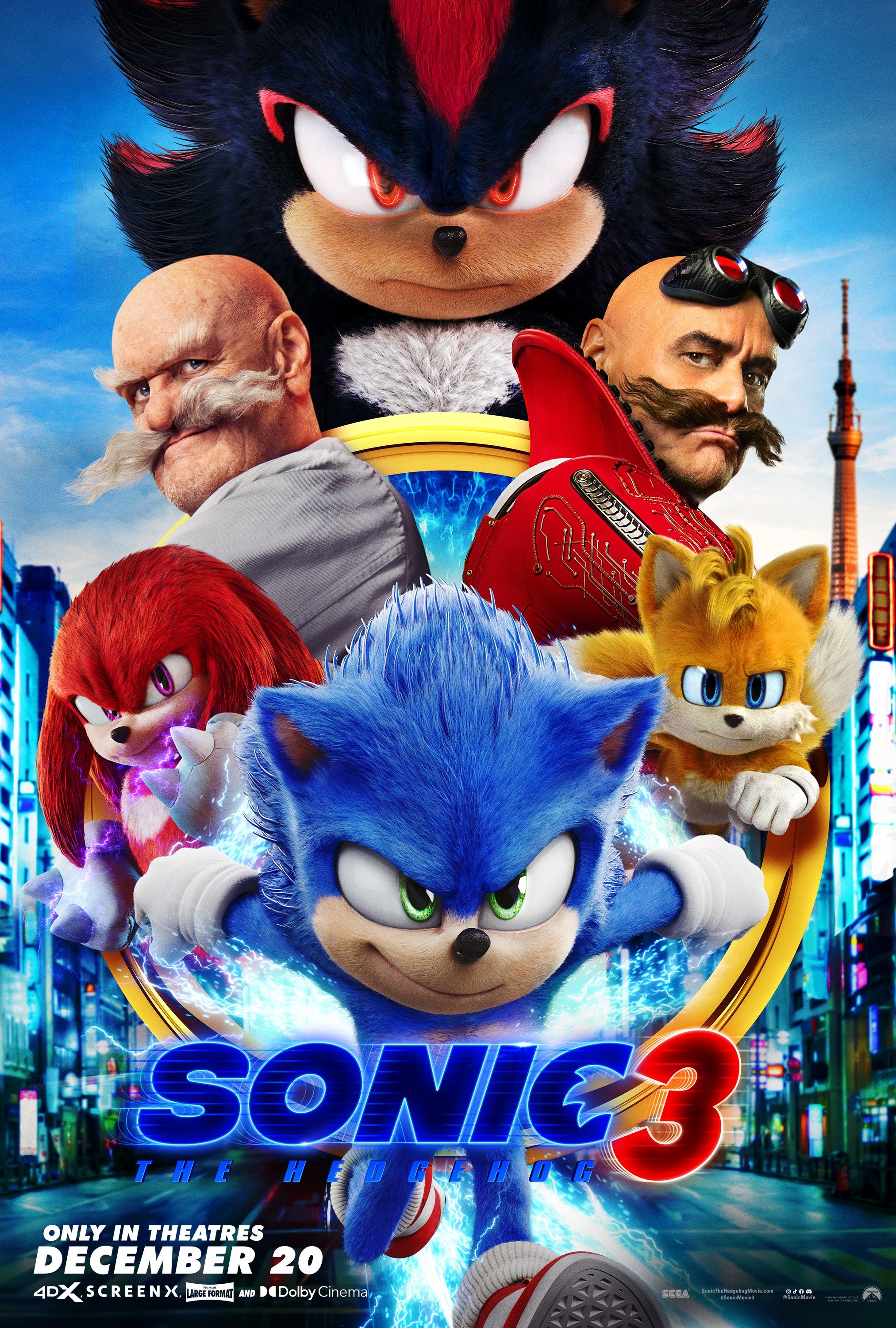 Mega Sized Movie Poster Image for Sonic the Hedgehog 3 (#6 of 44)