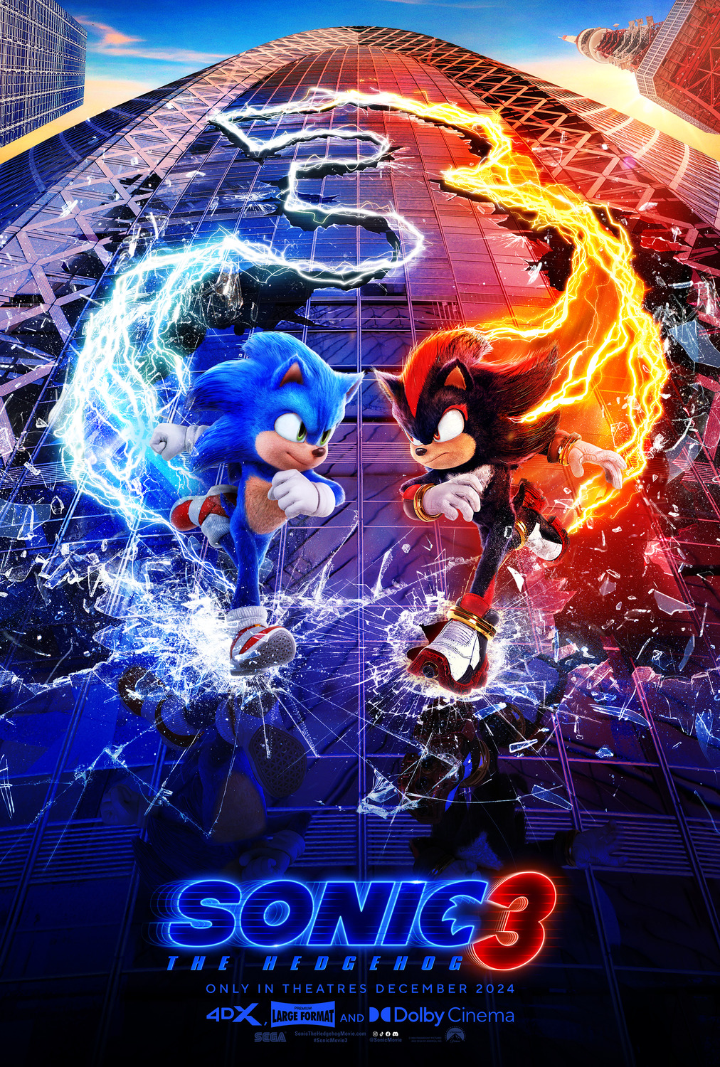 Extra Large Movie Poster Image for Sonic the Hedgehog 3 (#1 of 44)