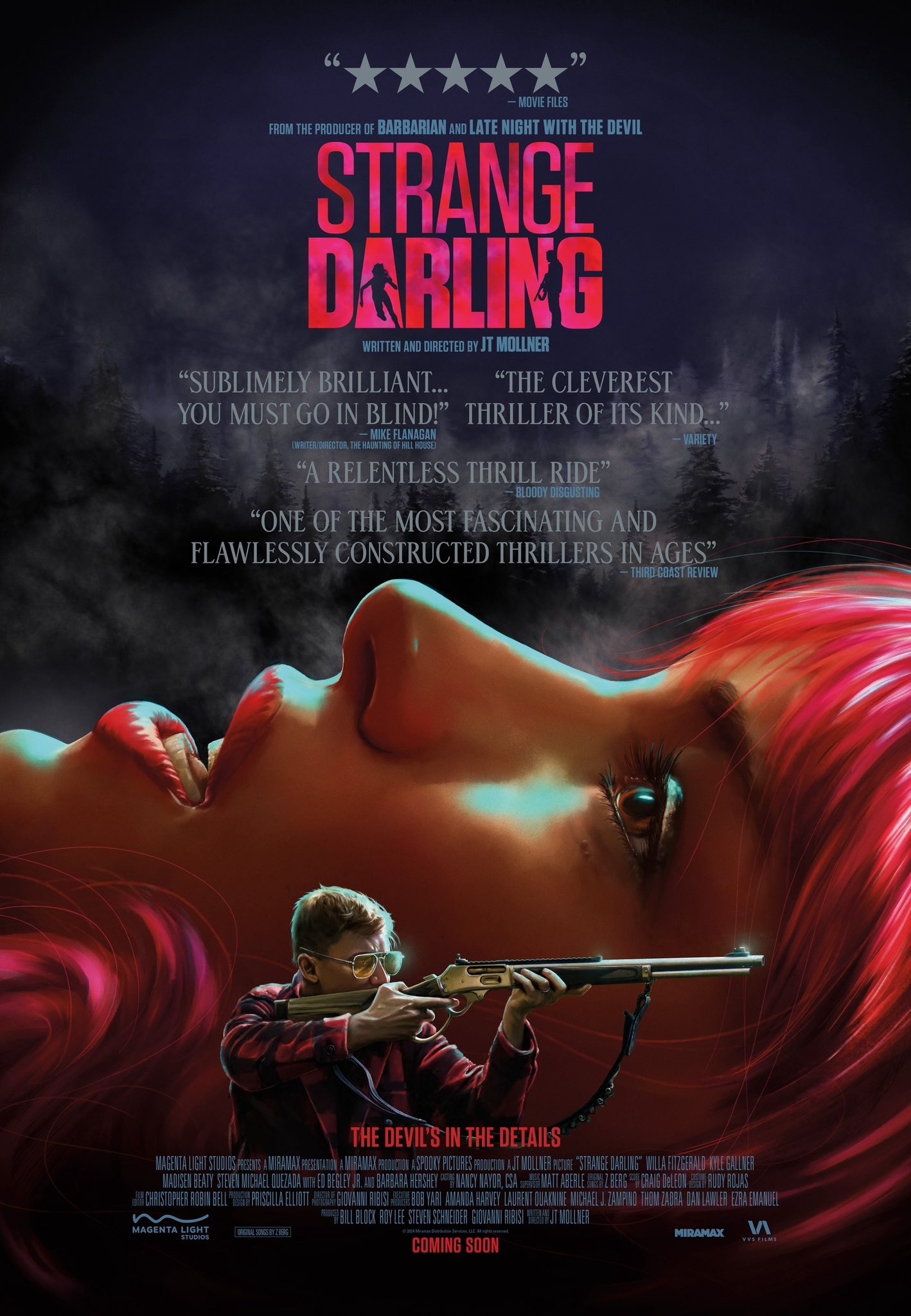 Mega Sized Movie Poster Image for Strange Darling (#2 of 5)