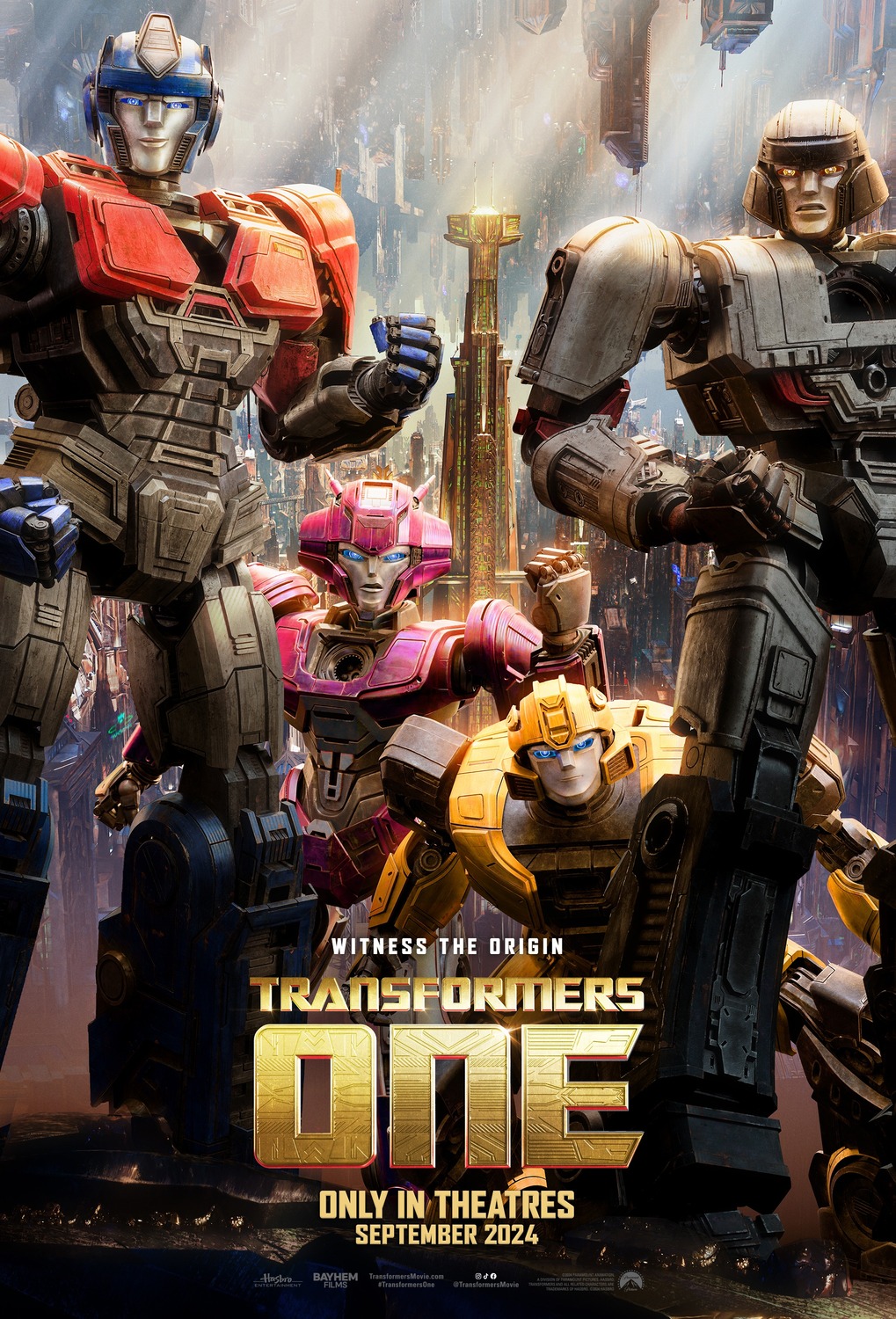 Extra Large Movie Poster Image for Transformers One (#1 of 26)