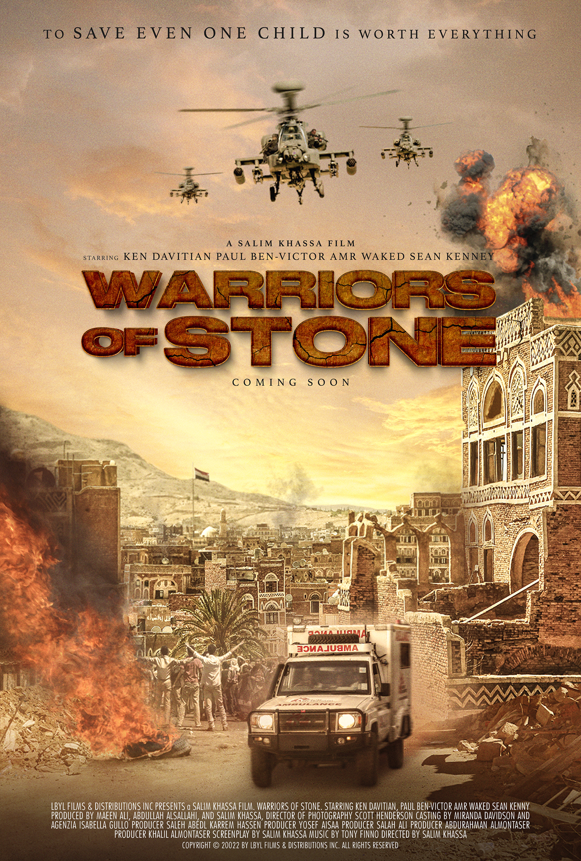 Mega Sized Movie Poster Image for Warriors of Stone 