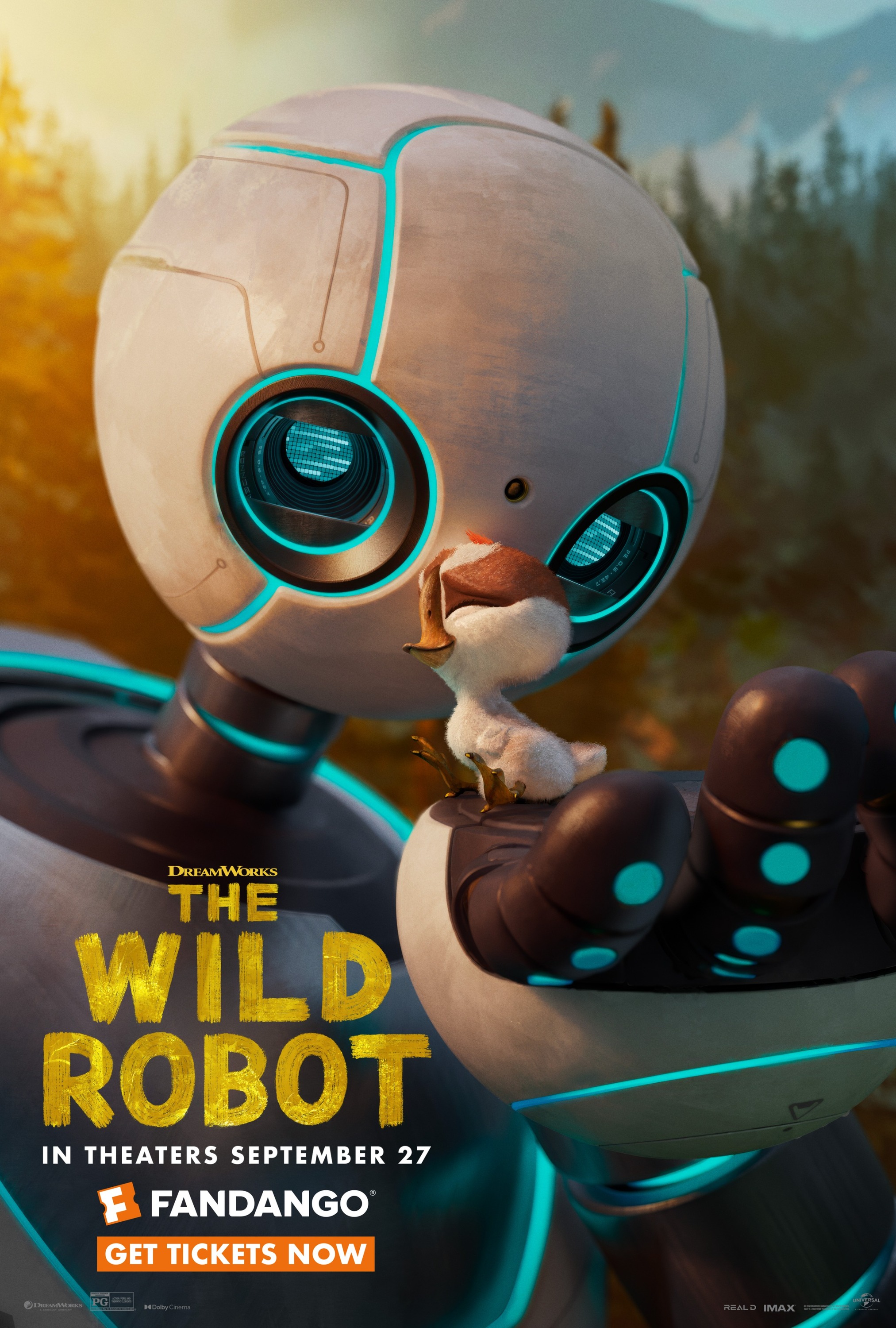 Mega Sized Movie Poster Image for The Wild Robot (#12 of 15)