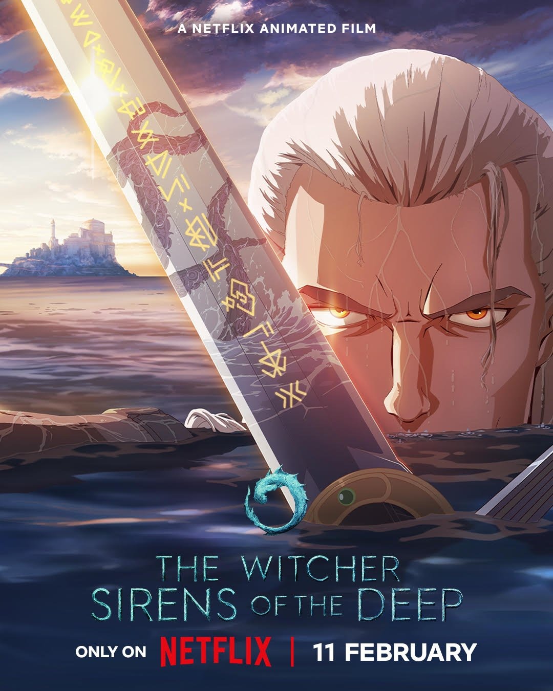 Extra Large Movie Poster Image for The Witcher: Sirens of the Deep 