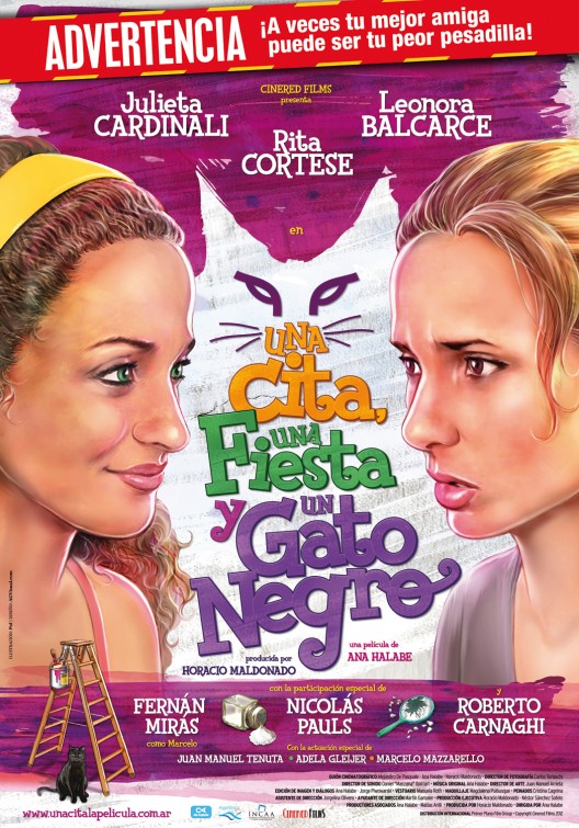 Una cita, una fiesta y un gato negro Movie Poster