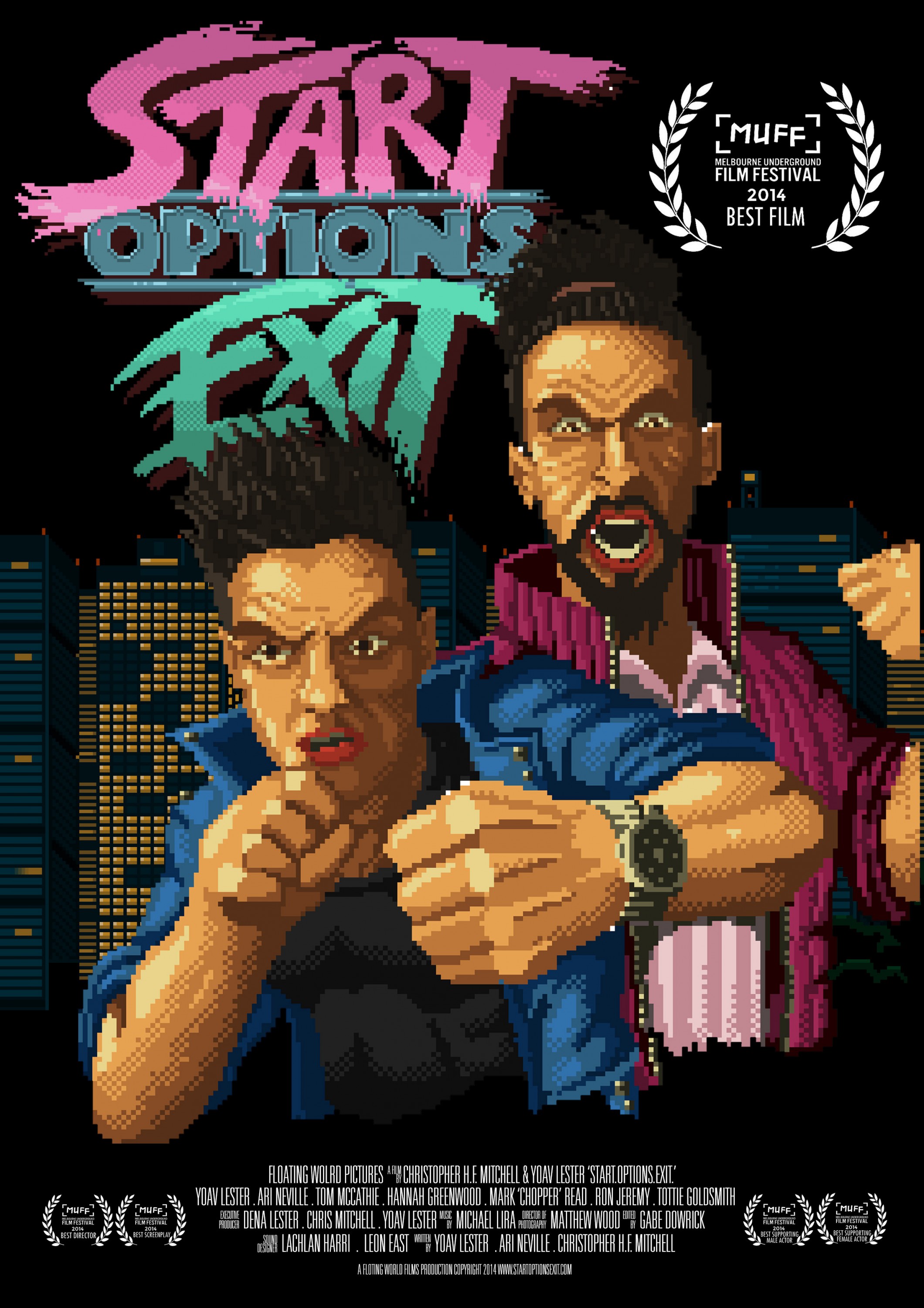 Mega Sized Movie Poster Image for Start Options Exit 