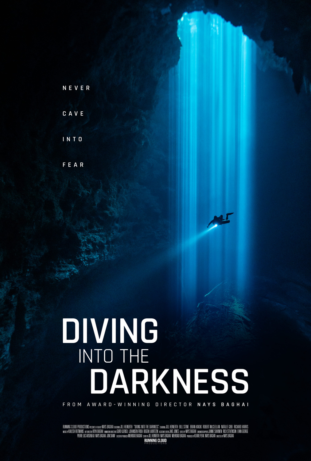 Extra Large Movie Poster Image for Diving Into the Darkness 