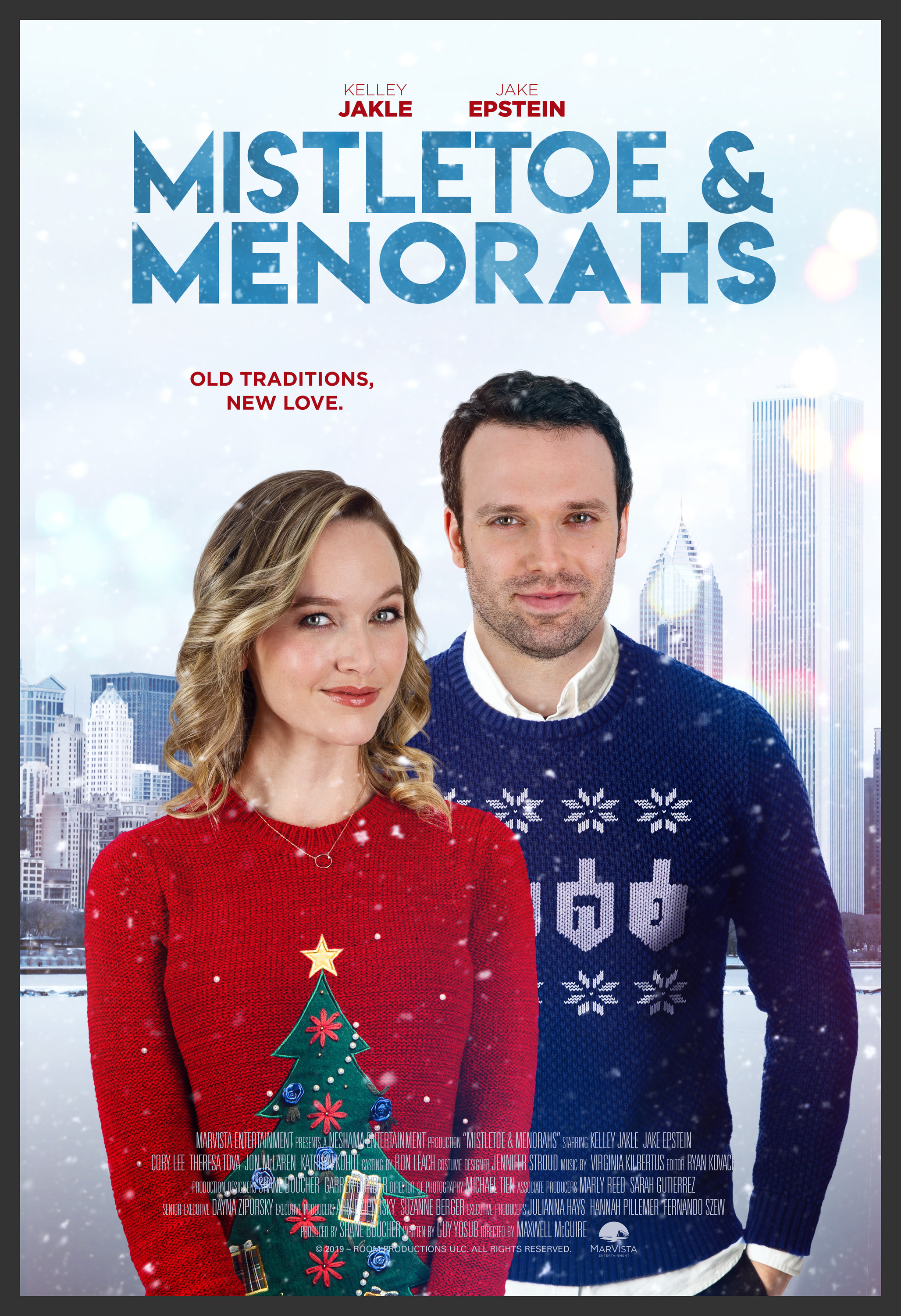 Mega Sized Movie Poster Image for Mistletoe & Menorahs 