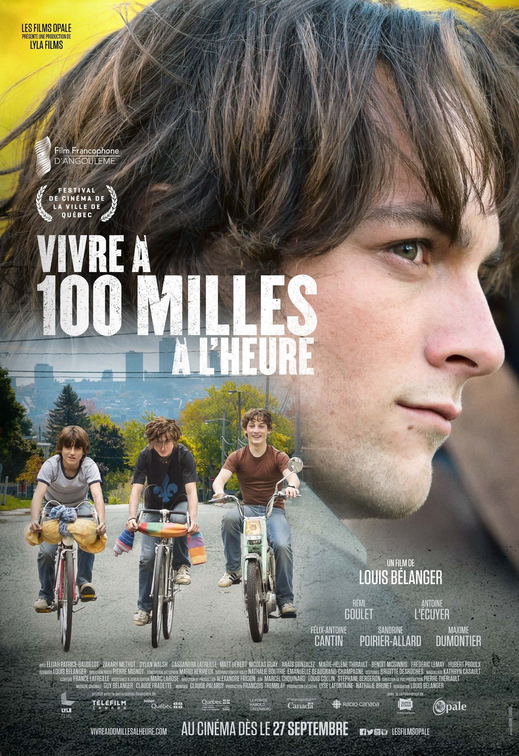 Extra Large Movie Poster Image for Vivre à 100 milles à l'heure 