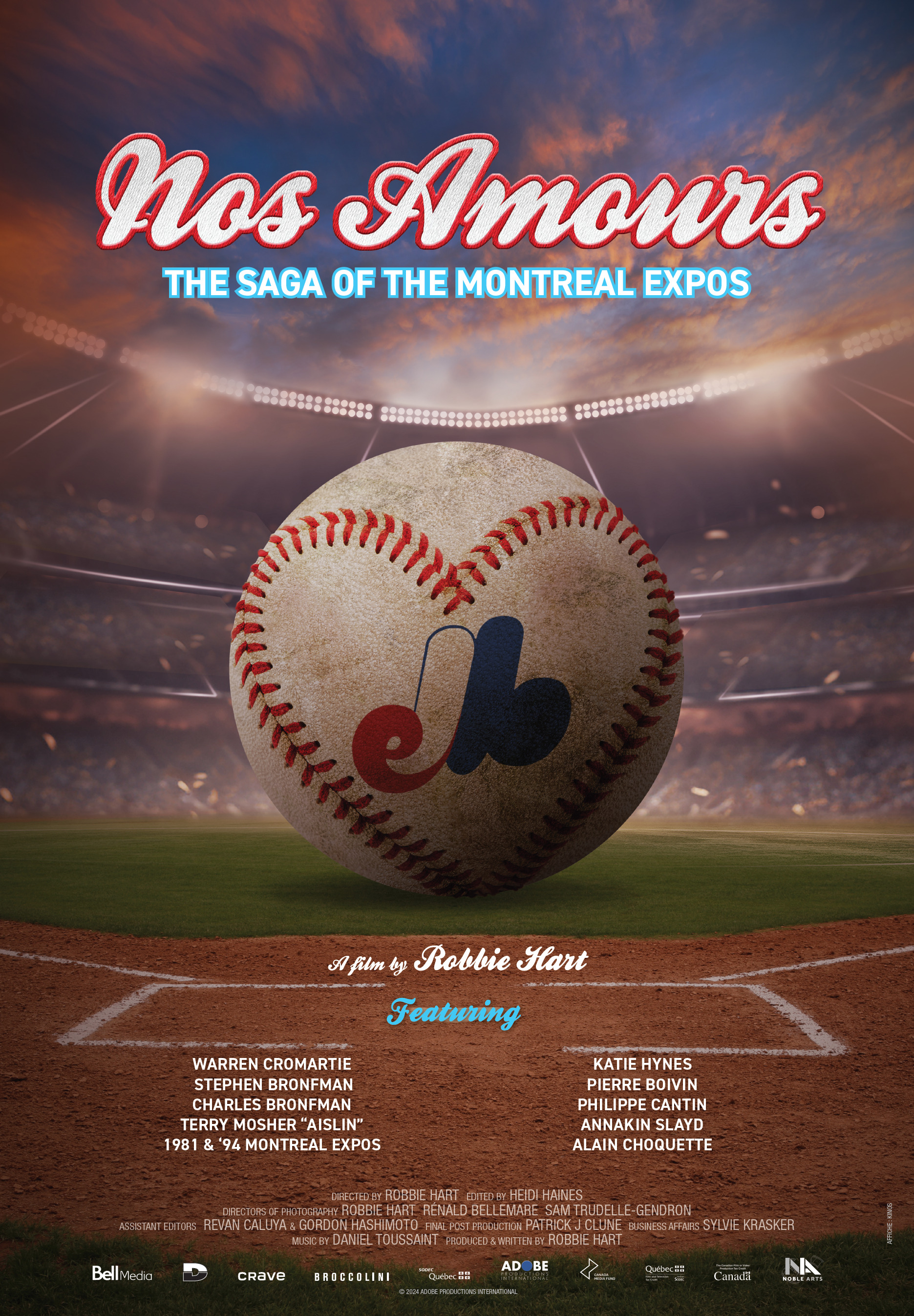 Mega Sized Movie Poster Image for Nos Amours: The Saga of the Montreal Expos 