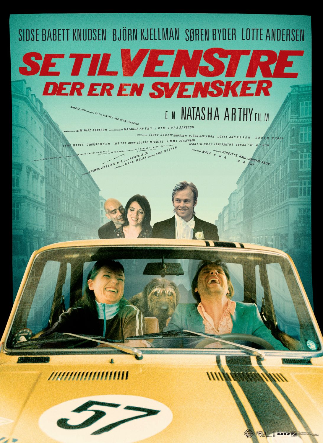 Extra Large Movie Poster Image for Se til venstre, der er en Svensker (aka Old New Borrowed and Blue) 