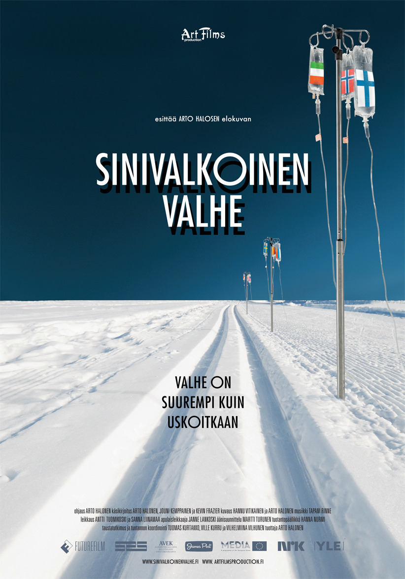 Extra Large Movie Poster Image for Sinivalkoinen valhe 