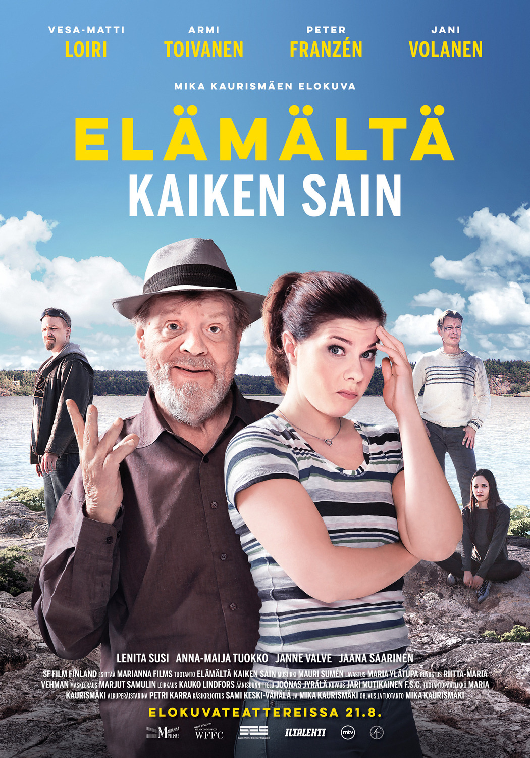 Extra Large Movie Poster Image for Elämältä kaiken sain 