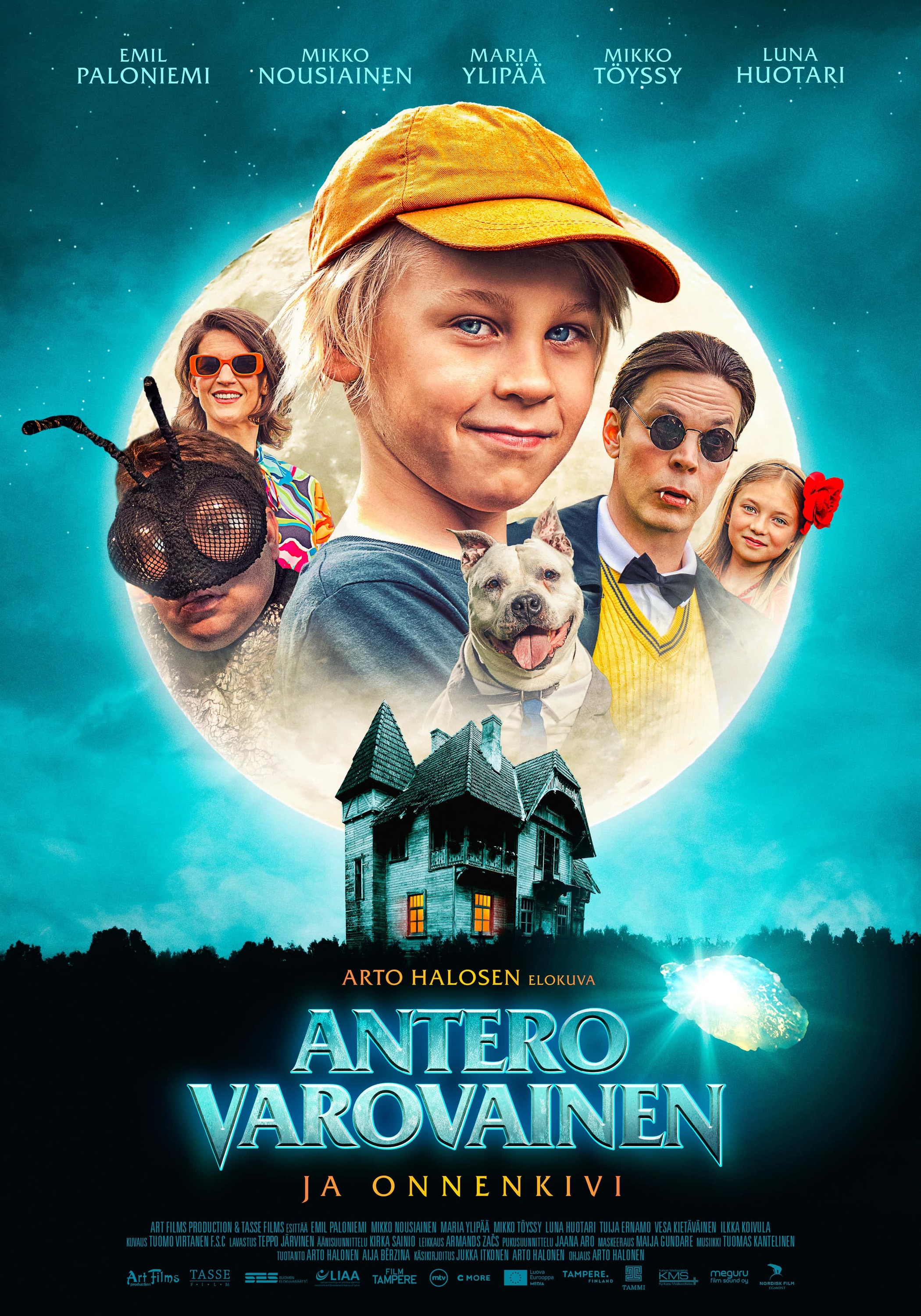 Mega Sized Movie Poster Image for Antero Varovainen ja Onnenkivi 