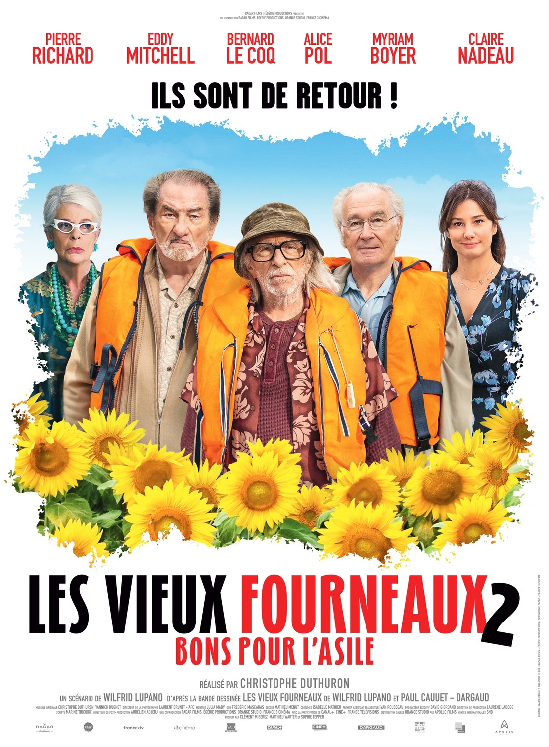 Extra Large Movie Poster Image for Les vieux fourneaux 2: Bons pour l'asile 