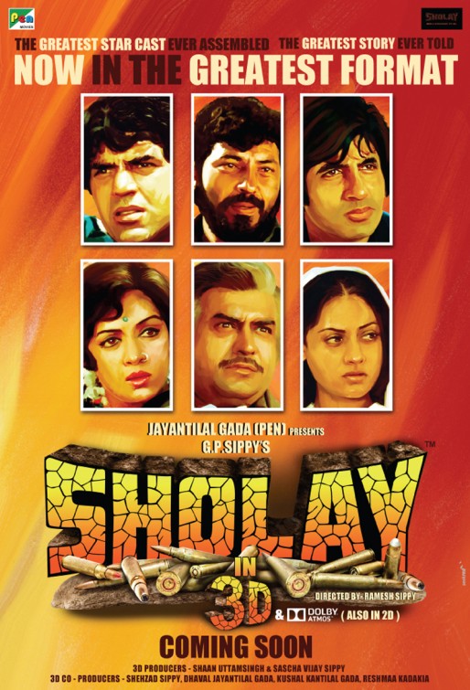 Sholay Movie Poster