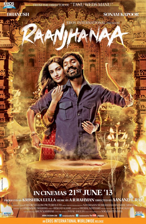 Raanjhanaa Movie Poster