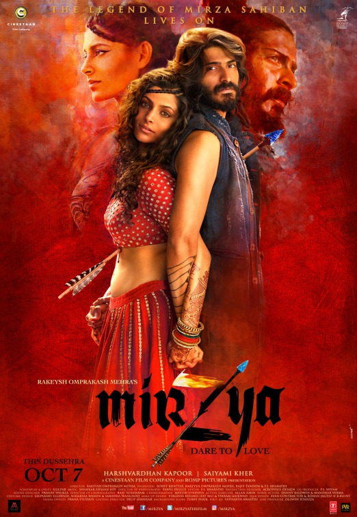 Mirzya Movie Poster