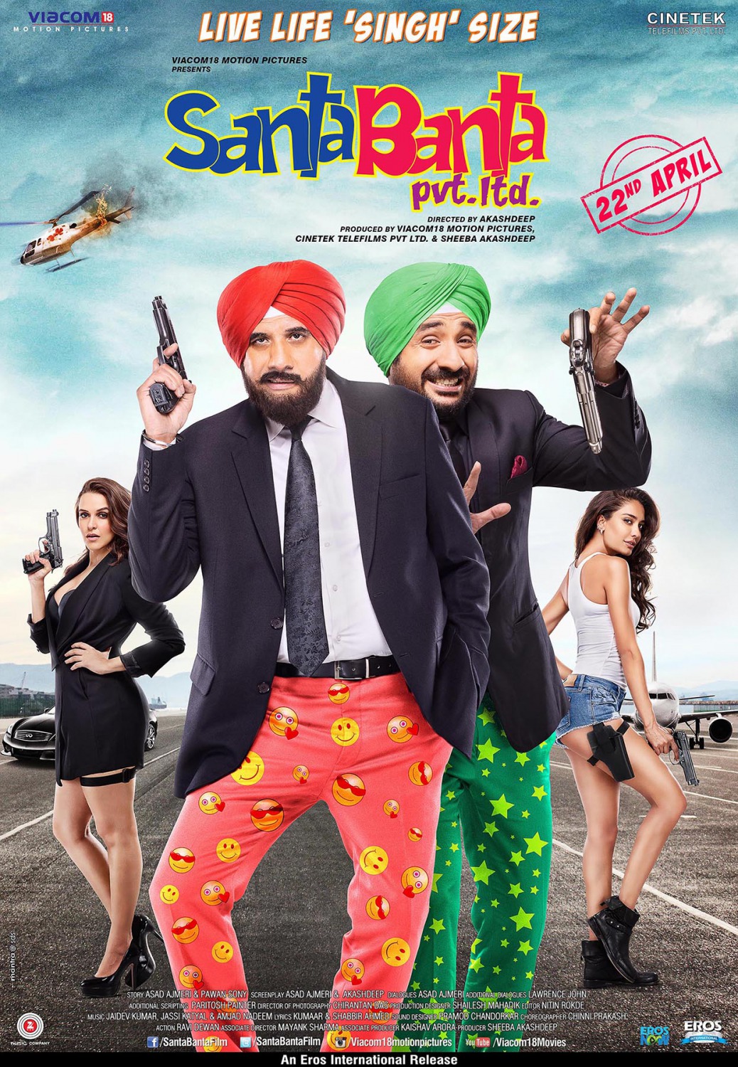 Extra Large Movie Poster Image for Santa Banta Pvt Ltd (#2 of 2)