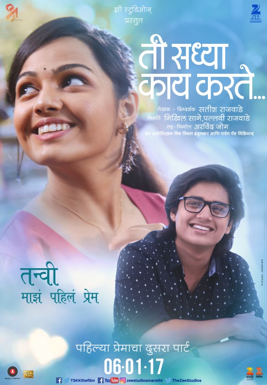 Ti Saddhya Kay Karte Movie Poster