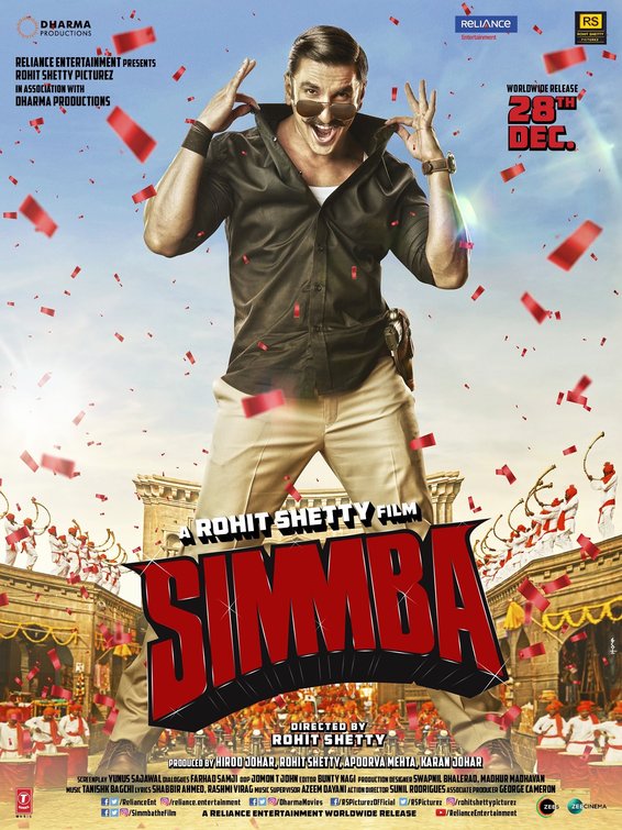 Simmba Movie Poster